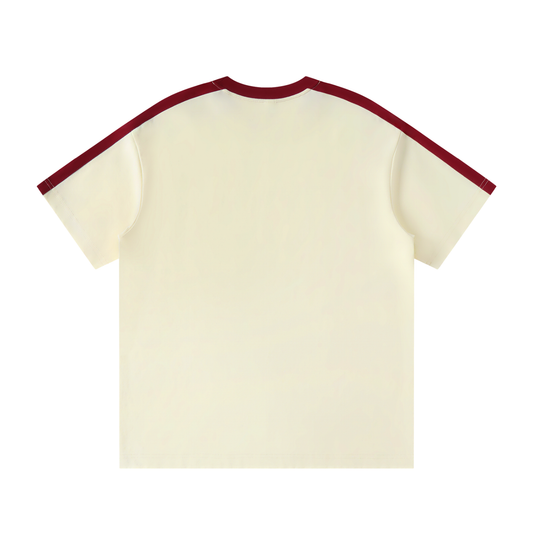Colorblock Striped T-Shirt Yellow