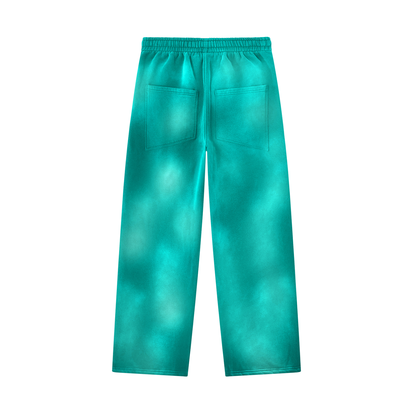 Aqua Sunfade Wide Leg Fleece Heavyweight Sweatpants