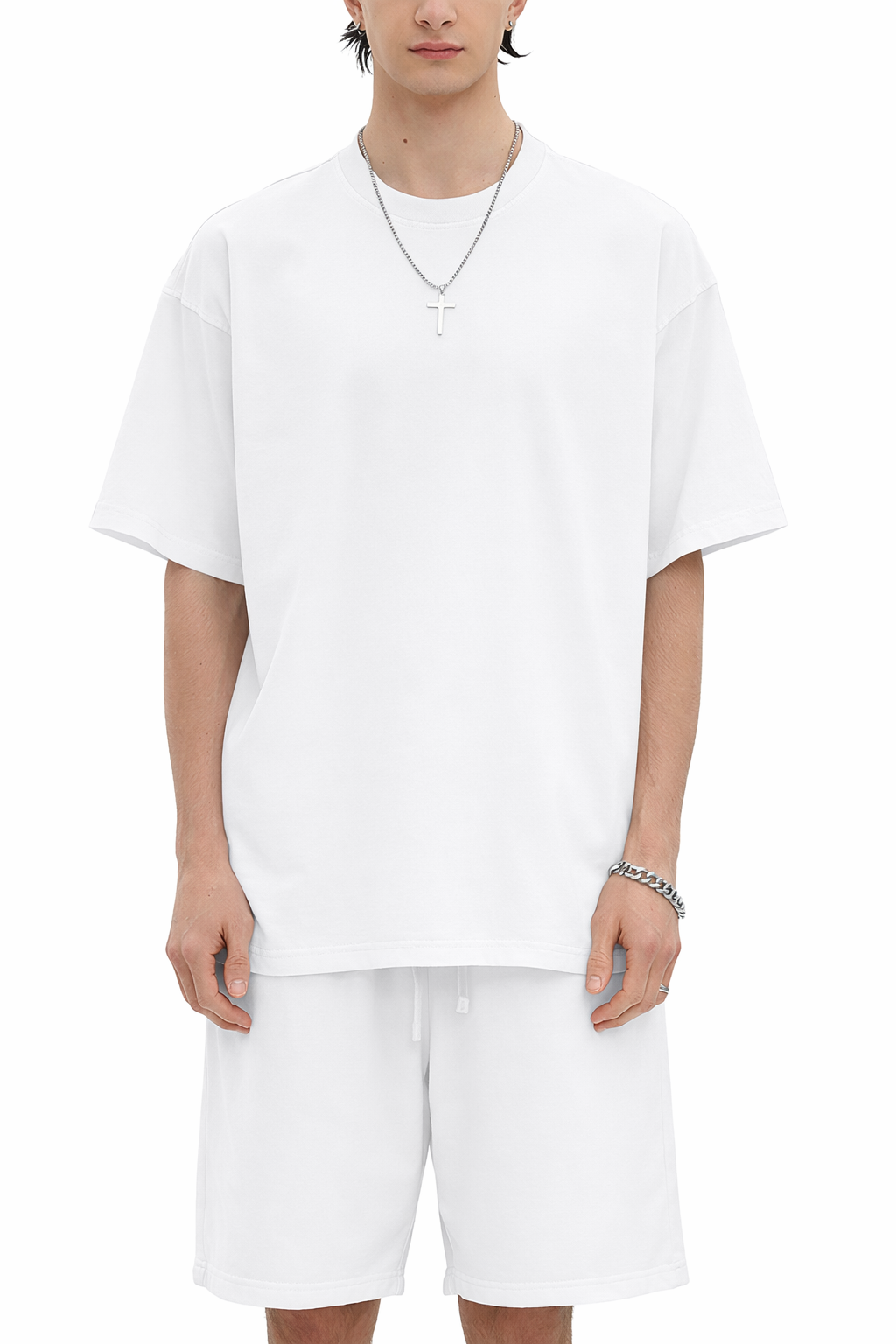 Enzyme Washed T-Shirt White