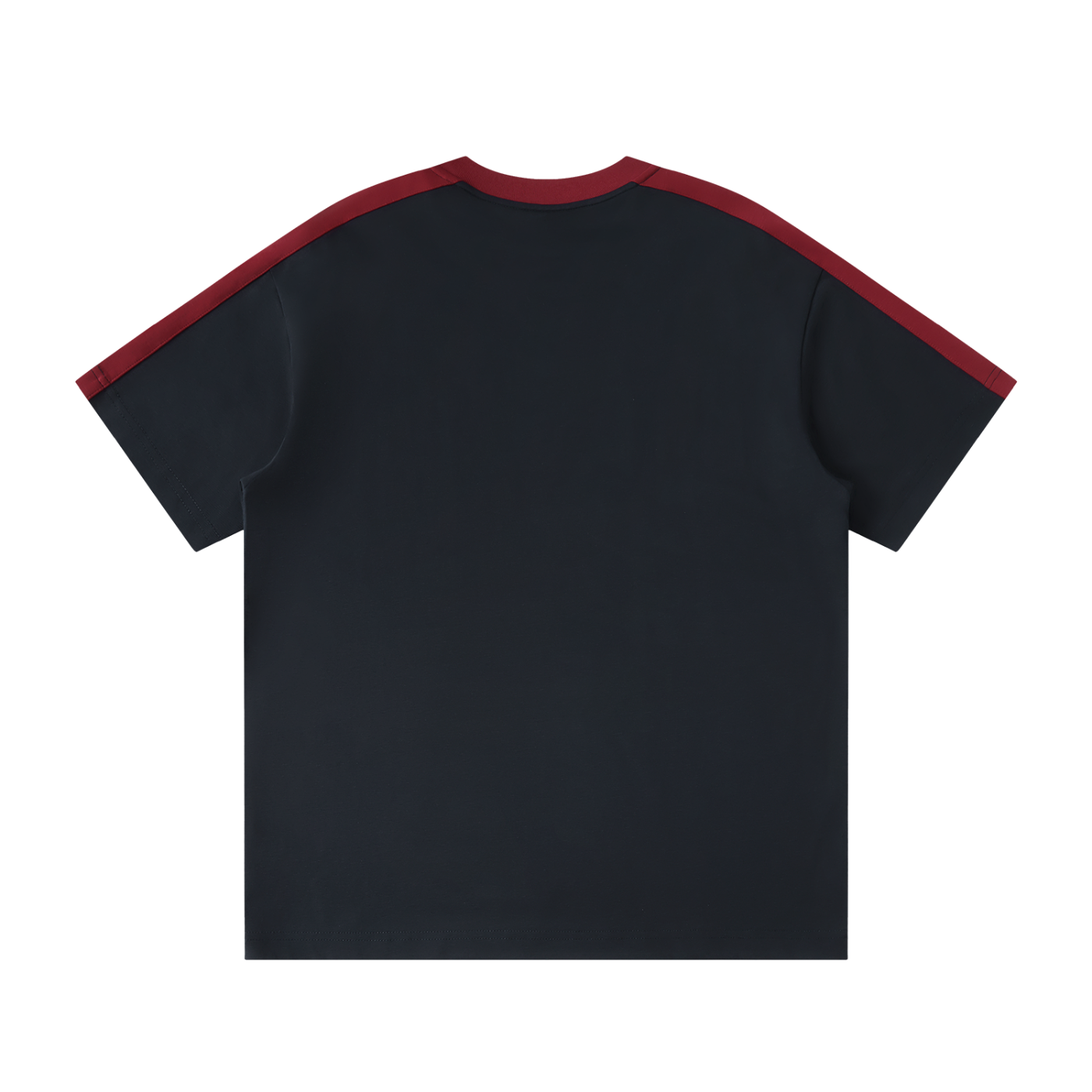 Colorblock Striped T-Shirt Navy Blue